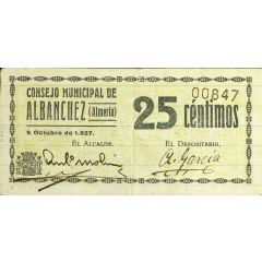 25 Céntimos Albánchez