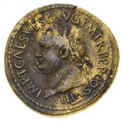 Sestertius - Titus PAX AVGVSTI S C, Pax