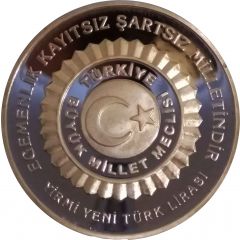 20 Yeni Lira Sovereignty