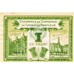 1 Franc - Chambre de Commerce de Caen et de Honfleur 14