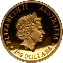 100 Dollars - Elizabeth II 4th Portrait - Koala - Gold Bullion Coin