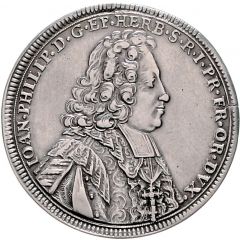 1/2 Thaler - John Philip of Greiffenclau of Vollraths