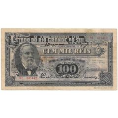 100 Mil Réis State Bonus, Series D