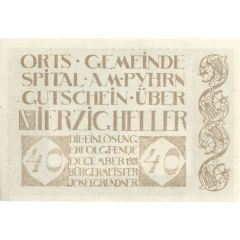 40 Heller Spital am Pyhrn