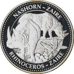 Token - Endangered Wildlife Rhinoceros