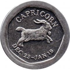 10 Pence - National Transport Token Capricorn