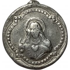 Médaille - Jésus, Marie et enfant