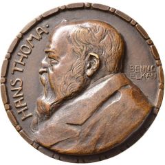 70th anniversary of Hans Thoma, Painter and graphic artist