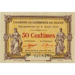 50 Centimes - Chambre de Commerce de Dijon 21