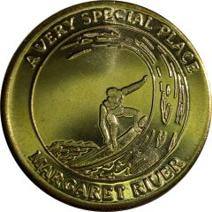 Medal - WA - Margaret River, Surfer Tourist Souvenir