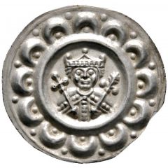 Denier Bracteate - Philip, Otto IV and Frederick II Donauworth mint
