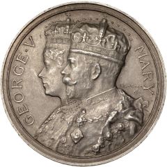 Medal - George V Coronation, Spink, silver, 36mm