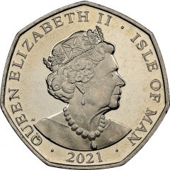 50 Pence - Elizabeth II 5th portrait