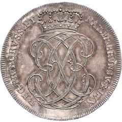 1/2 Thaler - Louis Rudolph Marriage of Elisabeth Christine and Frederick II