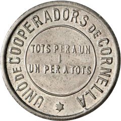 1 Peseta - Unió de Cooperadors de Cornellá