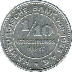 1/10 Verrechnungsmarke - Hamburg