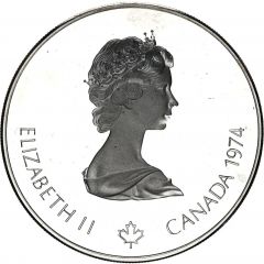 5 Dollars - Elizabeth II Athlete with Torch