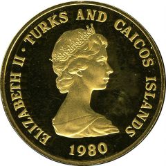 100 Crowns - Elizabeth II Lord Mountbatten, Piedfort