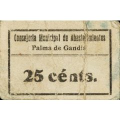 25 Céntimos Palma de Gandía