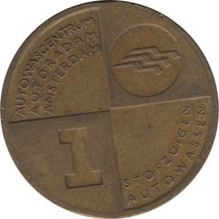 Car Wash Token - 1 Vacuum clean/Car wash Autoradam, Amsterdam