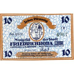 10 Pfennig Issue 1B - das grüne