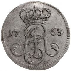 Trojak toruński - August III Sas Toruń mint