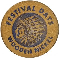 Wooden Nickel - Festival Days Columbus, Georgia