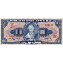 1000 Cruzeiros Thesouro Nacional, 1st print, `Valor Legal`