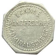 10 Pfennig - Admiral Scheer Kantinengeld