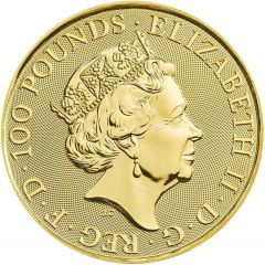 100 Pounds - Elizabeth II The Rolling Stones, 1oz Fine Gold