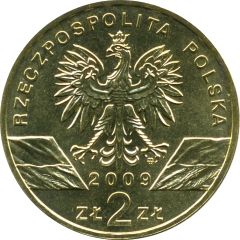 2 Zlotys Jaszczurka zielona (Lacerta viridis)