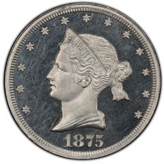 20 Cents `1875` Pattern, aluminium