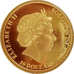 10 Dollars - Elizabeth II Baby Tiger