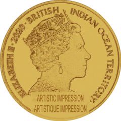 1 Royal - Elizabeth II Sea turtle, Gold bullion