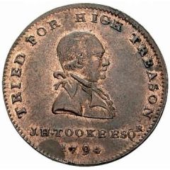 ½ Penny Middlesex - Political and Social series / Tooke