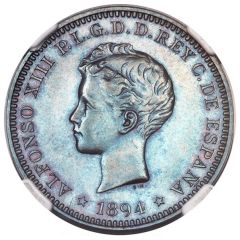 2 Centavos - Alfonso XIII Pattern