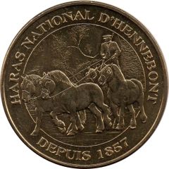 Monnaie de Paris Tourist Token - Haras National d`Hennebont Depuis 1857