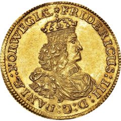 2 Ducats - Frederik III Ship, first type