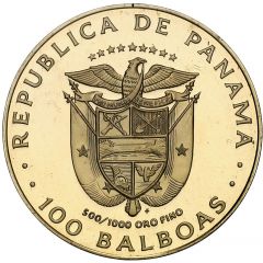 100 Balboas Panama Canal