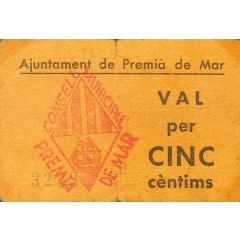 5 Céntimos Premià de Mar