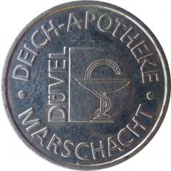 Deich Taler - Deich Apotheke Marschacht, magnetic