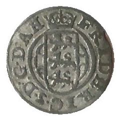 2 Skilling Dansk - Frederik III Shield type VI