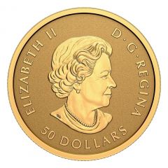 50 Dollars In the name of Elizabeth II, GML fractionnal set, 1 oz