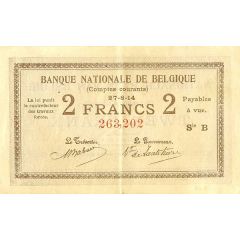 2 Francs Comptes courants