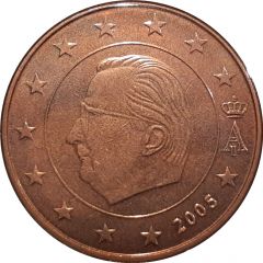 1 Euro Cent - Albert II 1st type, 1st portrait