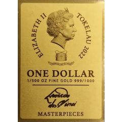 1 Dollar - Elizabeth II Mona Lisa