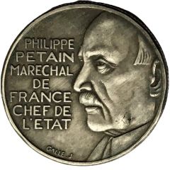 Reproduction - 10 Francs Pétain Essai de Galle