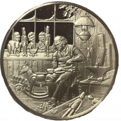 Greeting Card Medal -Toymaker`s Shop