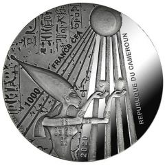 1000 Francs Egyptian ankh