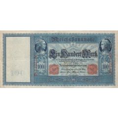 100 Mark Reichsbanknote, red seals